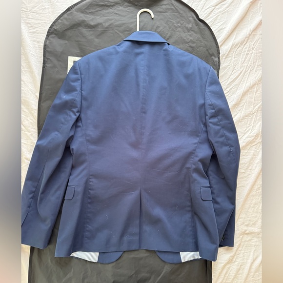 Men’s EXPRESS, fitted, navy BLAZER - Picture 6 of 6